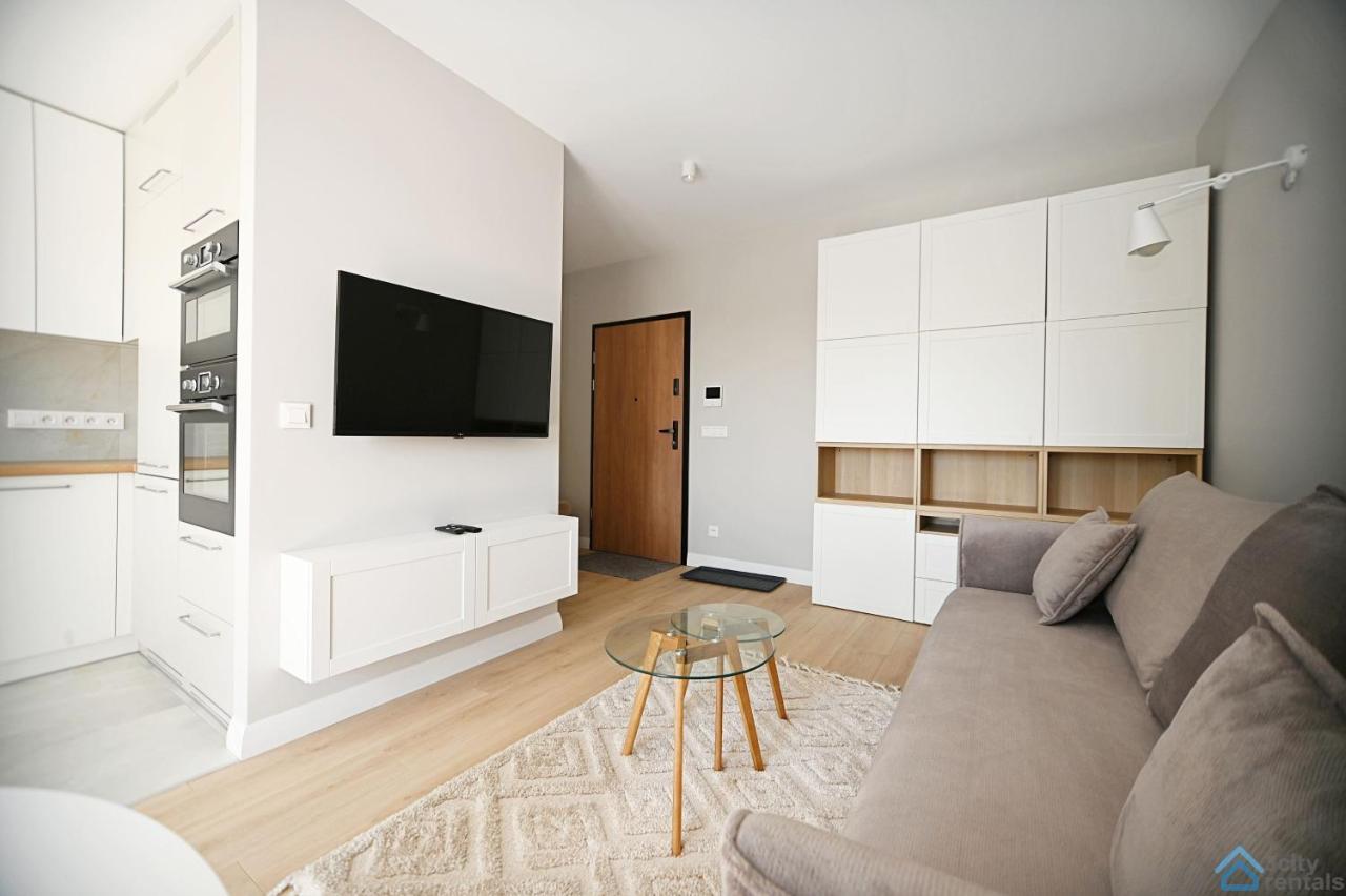 Beige 3City Apartment With Parking In Gdansk By Noclegi Renters 외부 사진